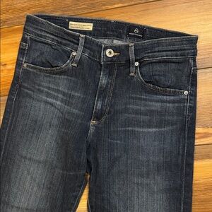 AG Adriano Goldschmied high rise Stevie ankle slim straight petite 27P